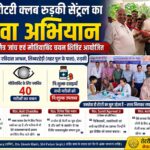 रोटरी क्लब रुड़की सेंट्रल का सेवा अभियान: 220 मरीजों की हुई निःशुल्क नेत्र जांच, 40 मोतियाबिंद मरीज ऑपरेशन के लिए चयनित